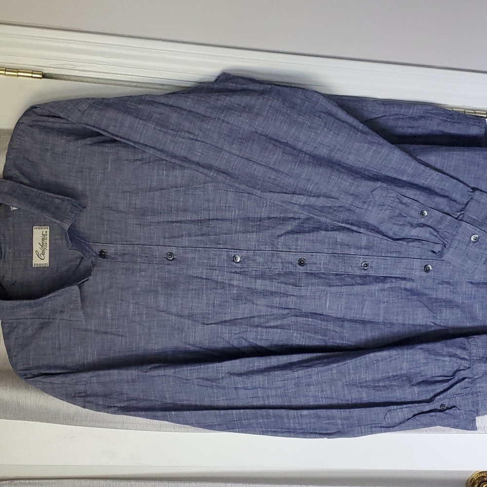 Blue Button Up Shirt